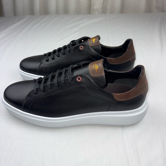 Good Man Brand Legend London Black Dark Vachetta Edge Italy Sneakers Men's 15